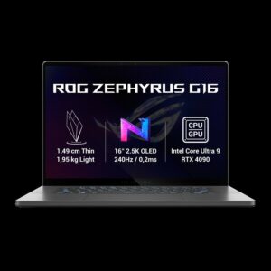 Fotografie Asus Rog Zephyrus G16 GU605MY-NEBULA026W  recenzía