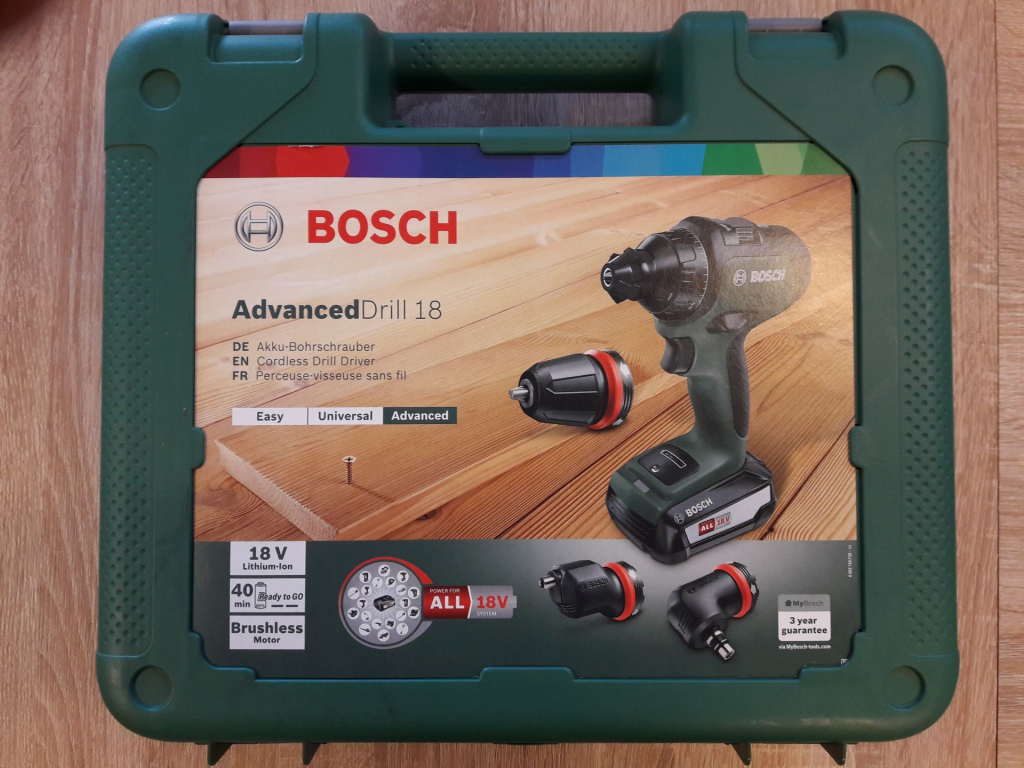 Bosch AdvancedDrill 18 0.603.9B5.002 recenze