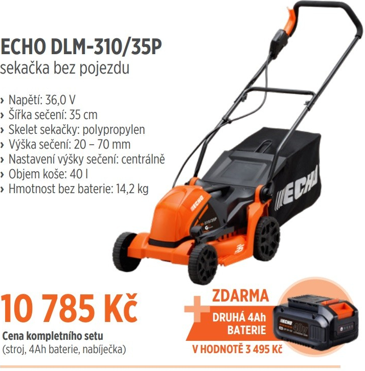 Echo DLM-310/35P SET recenze