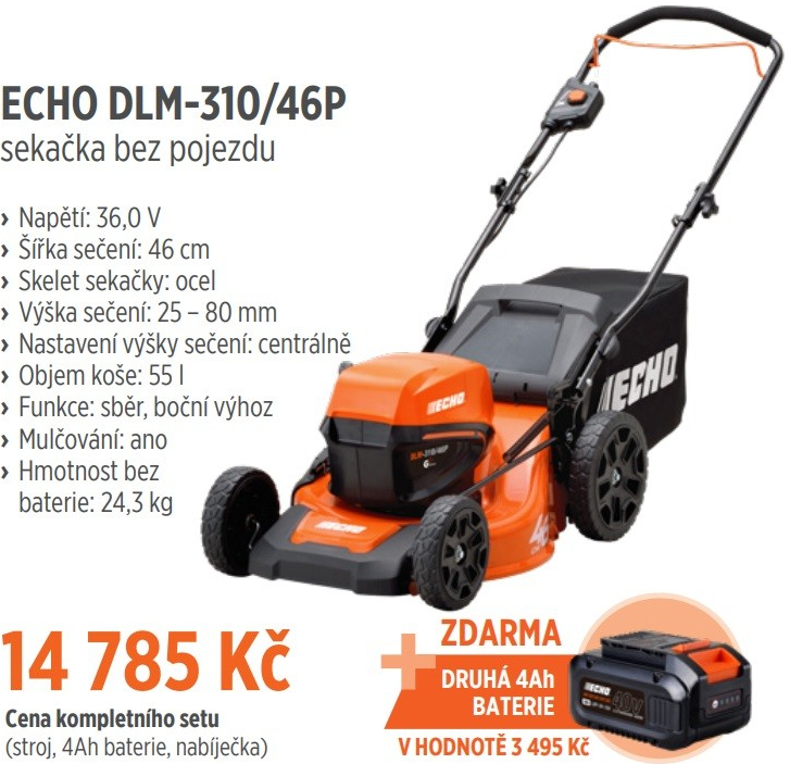 Echo DLM-310/46P SET recenze