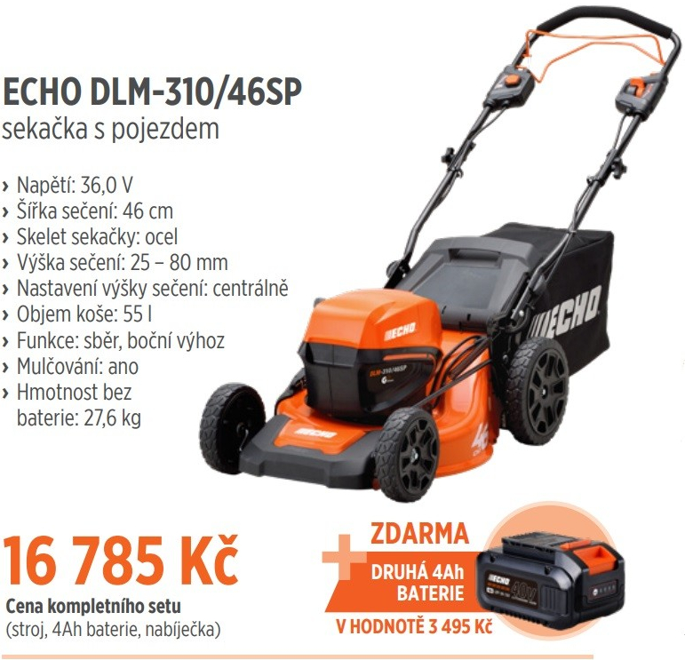 Echo DLM-310/46SP SET recenze