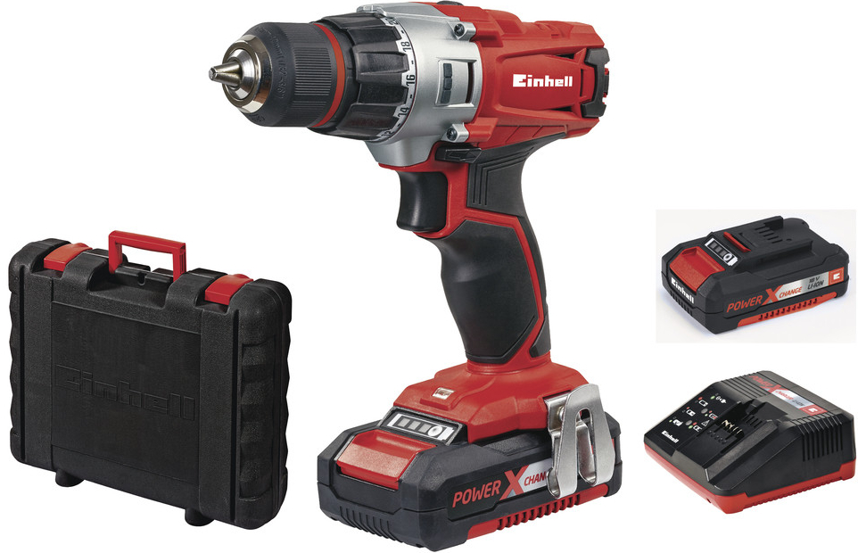 Einhell Expert Plus TE-CD 18/2 Li Kit recenze