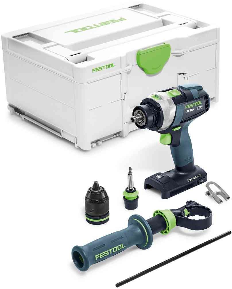 FESTOOL Quadrive TPC 18/4 I-Basic 575604 recenze