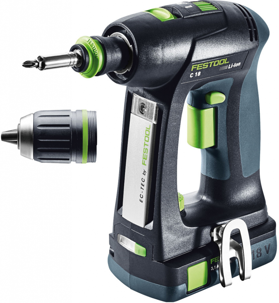 Festool C 18 C 3,1-Plus 576437 recenze