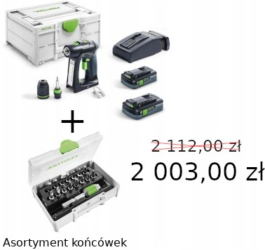 Festool C 18 HPC 4,0 I-Plus 577187 recenze
