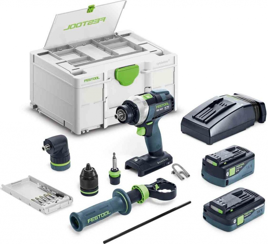 Festool QUADRIVE TDC 18/4 5,0/4,0 I-Set 57 recenze