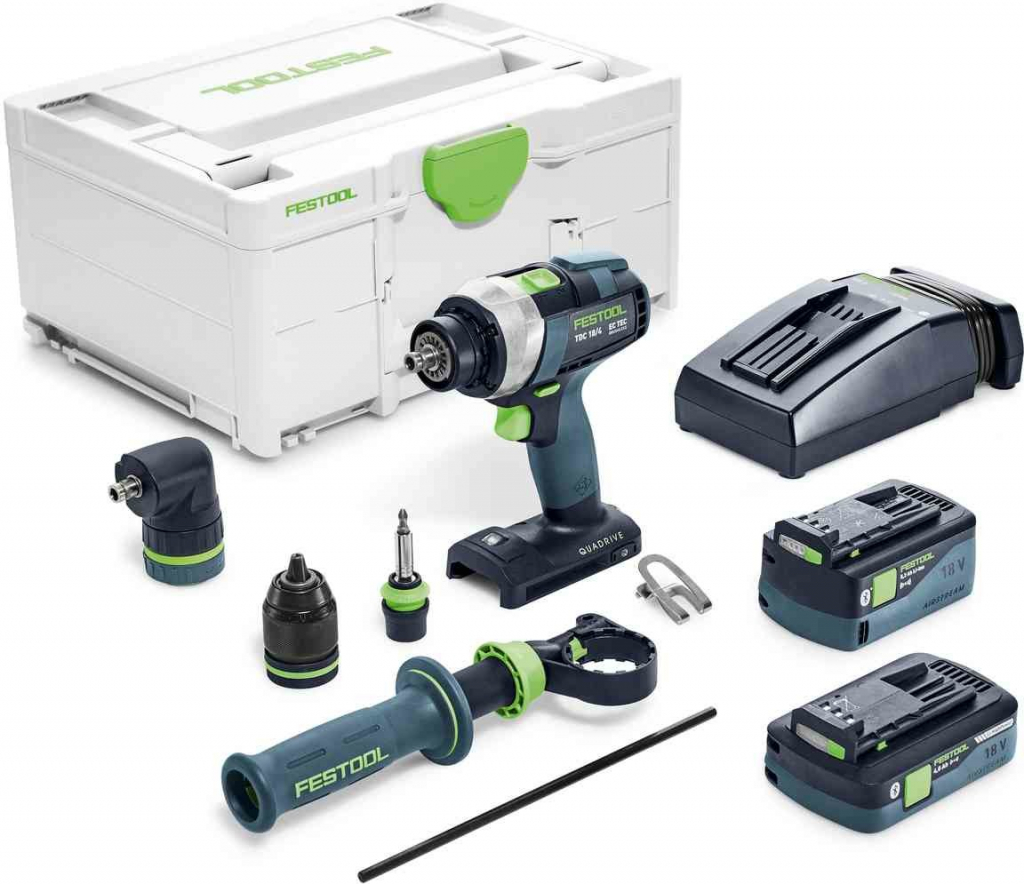 Festool QUADRIVE TDC 18/4 5,2/4,0 I-Set 577243 recenze