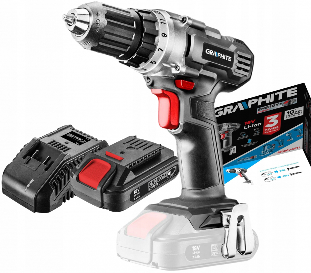 GRAPHITE ENERGY+ 58G000-SET1 recenze