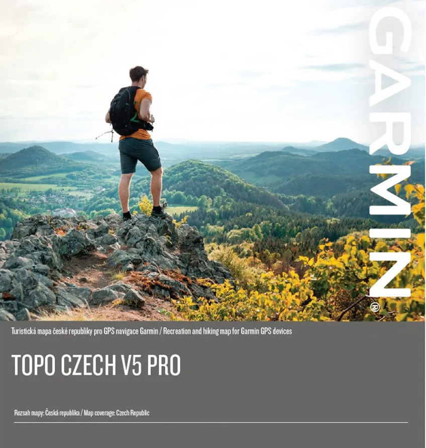 Garmin TOPO Czech v5 PRO recenze
