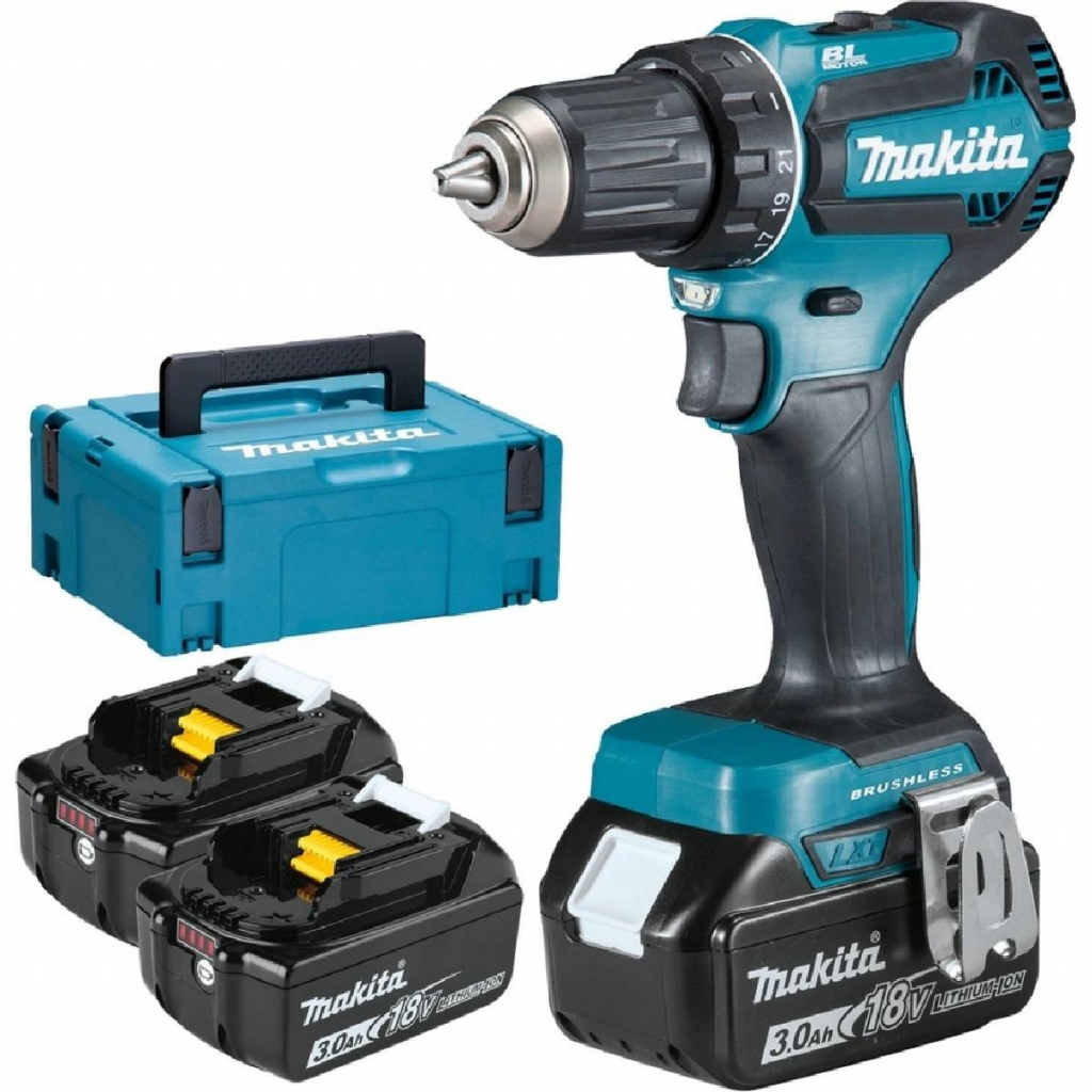 Makita DDF485RF3J recenze