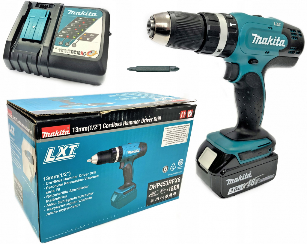 Makita DHP453RFX8, recenze