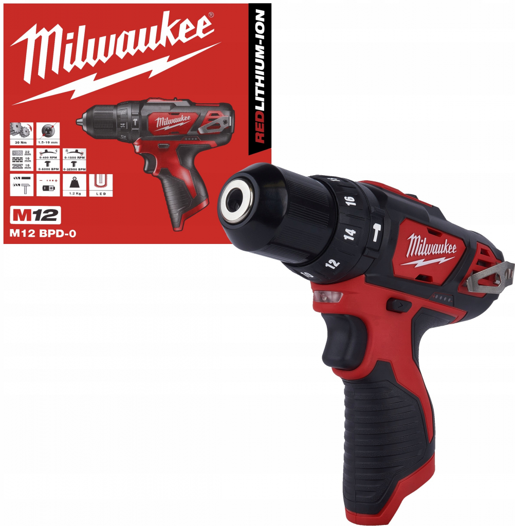 Milwaukee M12 BPD 0 4933441950 recenze