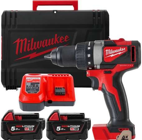 Milwaukee M18 BLDD2-502X + 5,0 Ah recenze