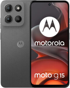 Fotografie Motorola moto G15 4GB/128GB Gravity Grey  recenzía