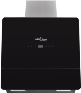 Fotografie Nabytek XL Digestoř z černého tvrzeného skla s displejem 600 mm  recenzía