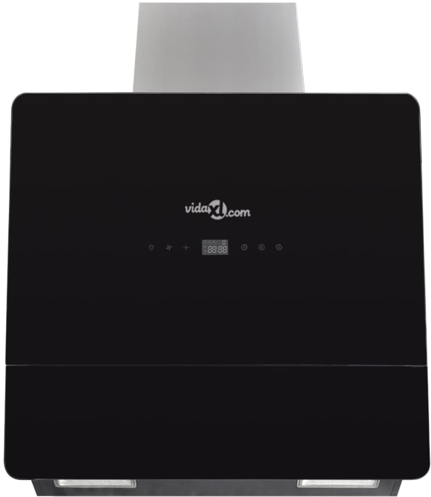 Nabytek XL Digestoř z černého tvrzeného skla s displejem 600 mm recenze