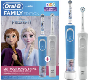 Fotografie Oral-B Vitality D100 + D100 Kids Frozen II  recenzía