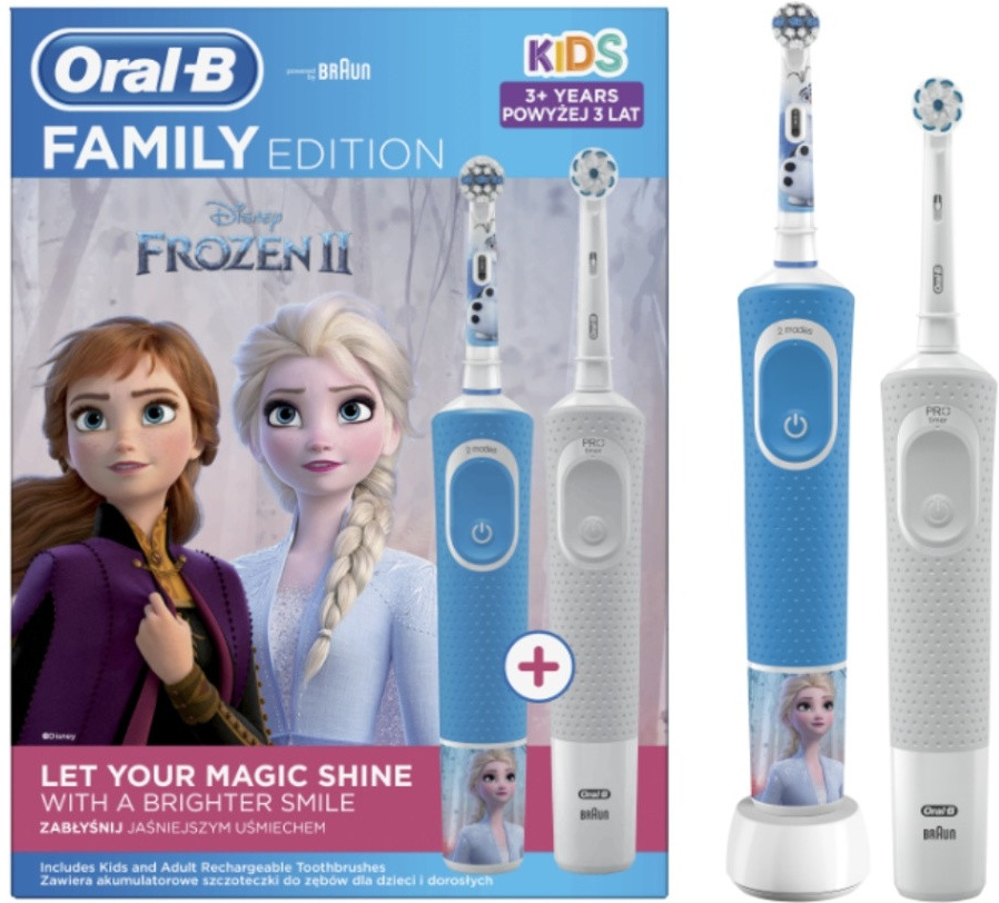 Oral-B Vitality D100 + D100 Kids Frozen II recenze