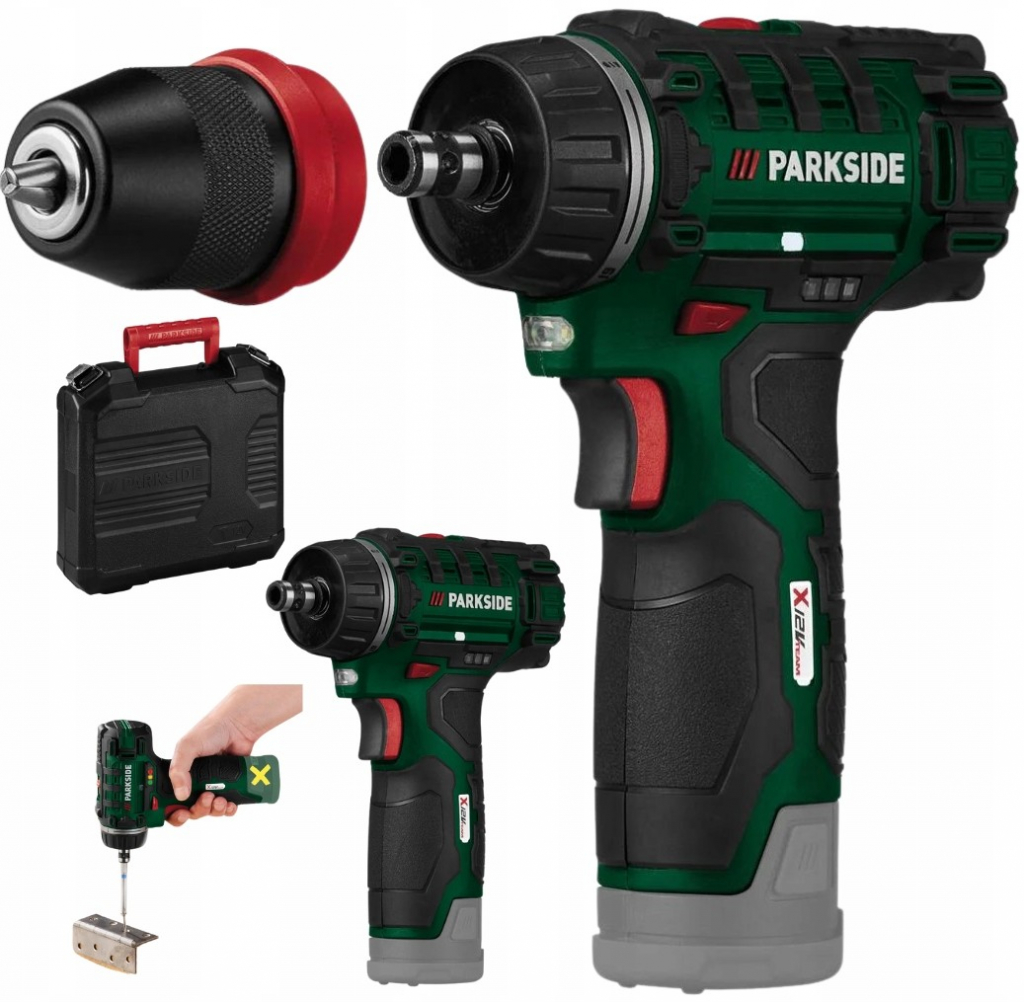 PARKSIDE PBSA 12 E4 bez aku recenze