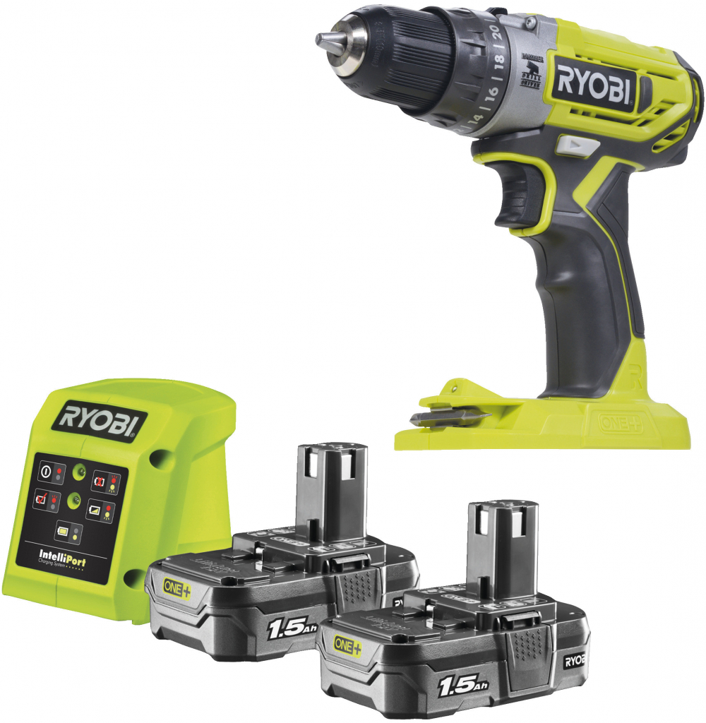 Ryobi R18PD2-215G recenze