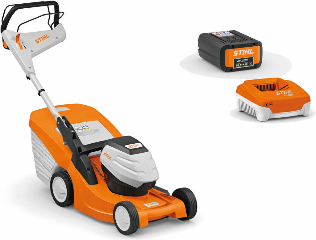 STIHL RMA 443.2 PV + AP 200 + AL 301 recenze