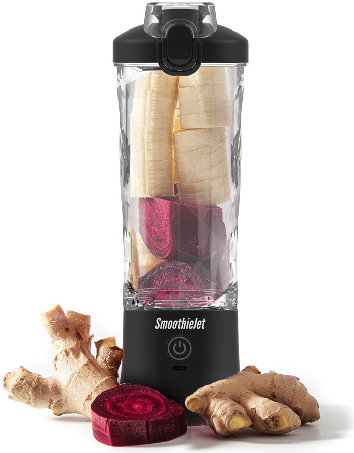 SmoothieJet přenosný USB smoothie 600 ml – voděodolný Černá recenze