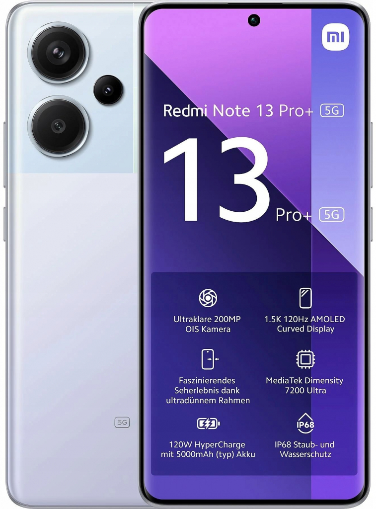 Xiaomi Redmi Note 13 Pro+ 8GB/256GB Aurora Purple recenze