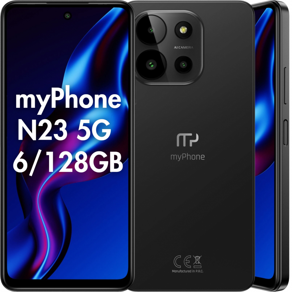 myPhone N23 5G 6GB/128GB černý recenze