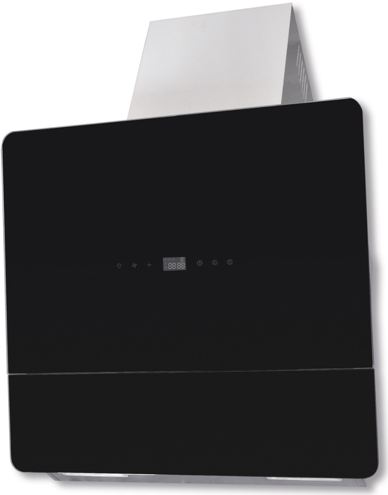 vidaXL Digestoř z černého tvrzeného skla s displejem 600 mm recenze