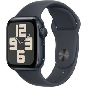 Fotografie Apple Watch SE GPS 40mm Midnight Aluminium Case with Midnight Sport Band-S/M MXE73QC/A  recenzía