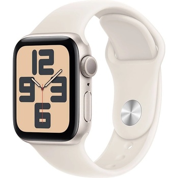 Apple Watch SE GPS 40mm Starlight Aluminium Case with Starlight Sport Band-M/L MXEG3QC/A recenze