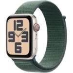 Apple Watch SE GPS + Cellular 40mm Starlight aluminium | Lake Green Sport Loop MXGH3ET/A recenze