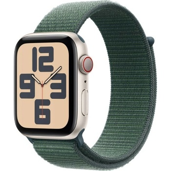 Apple Watch SE GPS + Cellular 40mm Starlight aluminium | Lake Green Sport Loop MXGH3ET/A recenze