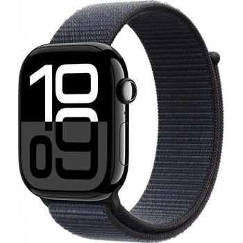 Apple Watch Series 10 46mm Cellular klavírně hliník s inkoustově m provlékacím řemínkem MWY53ET/A recenze
