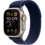 Apple Watch Ultra 2 GPS + Cellular 49mm Natural Titanium Case | Blue Trail Loop – M/L MX4L3WB/A recenze