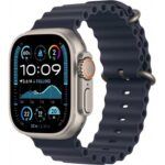 Apple Watch Ultra 2 GPS + Cellular 49mm Natural Titanium Case | Navy Ocean Band MX4D3WB/A recenze
