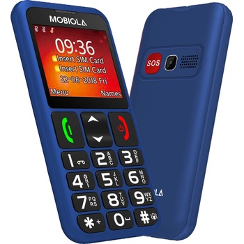 Mobiola MB700 Senior Blue recenze