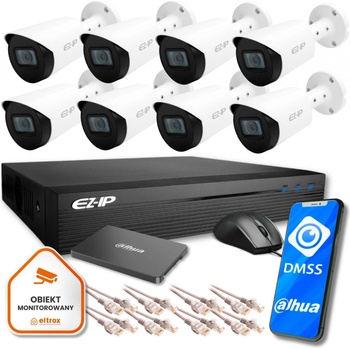 EZ-IP EZN-108E1-P8 + 8 x EZI-B120-F2 SSD1TB recenze