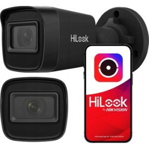 Fotografie Hikvision HiLook Vnitřní a venkovní IP kamera IPC-B141H-C BLACK  recenzía