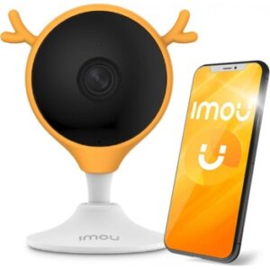 Fotografie Imou Cue 2 IPC-C22EP-A s oranžovým silikonovým krytem  recenzía