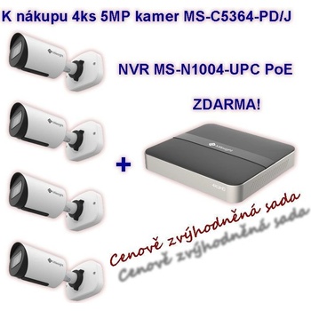 Milesight MS-N1004UPC + 4x MS-C5364-PD/J recenze