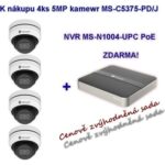 Milesight MS-N1004UPC + 4x MS-C5375-PD/J recenze