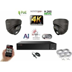 Fotografie Monitorrs Security 2 kamerový set GDome 6482K2  recenzía