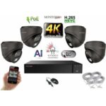 Monitorrs Security 4 kamerový set 8 GDome 6482K4 recenze