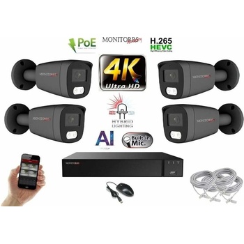 Monitorrs Security 4 kamerový set GTube 6483K4 recenze