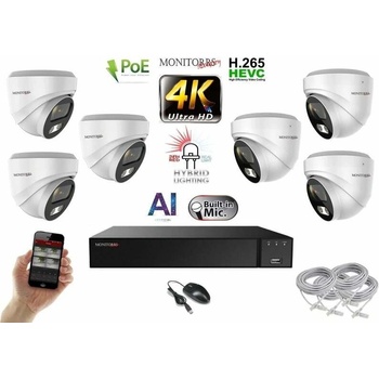 Monitorrs Security 6 kamerový set WDome 6481K6 recenze