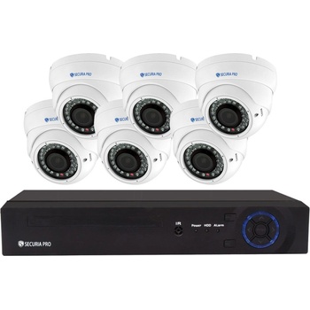 Securia Pro NVR6CHV8-W DOME bez disku recenze