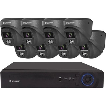 Securia Pro NVR8CHV4S-B DOME bez disku recenze