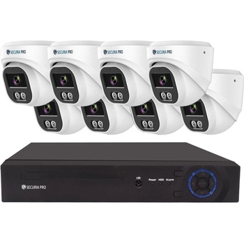 Securia Pro NVR8CHV4S-W DOME 8TB recenze