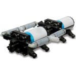 Shurflo 4558-163-E75 – Dvojité membránové čerpadlo, 37.8 l/min, 3.4 bar, 24 V DC, PP/SP/EPDM, PS/BP recenze